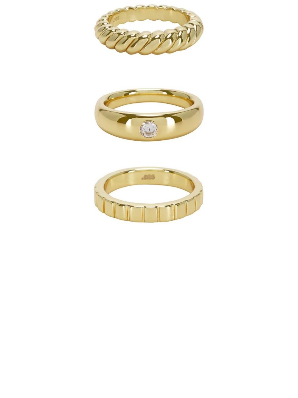 MEGA Ring Stack in 14k Gold Plated